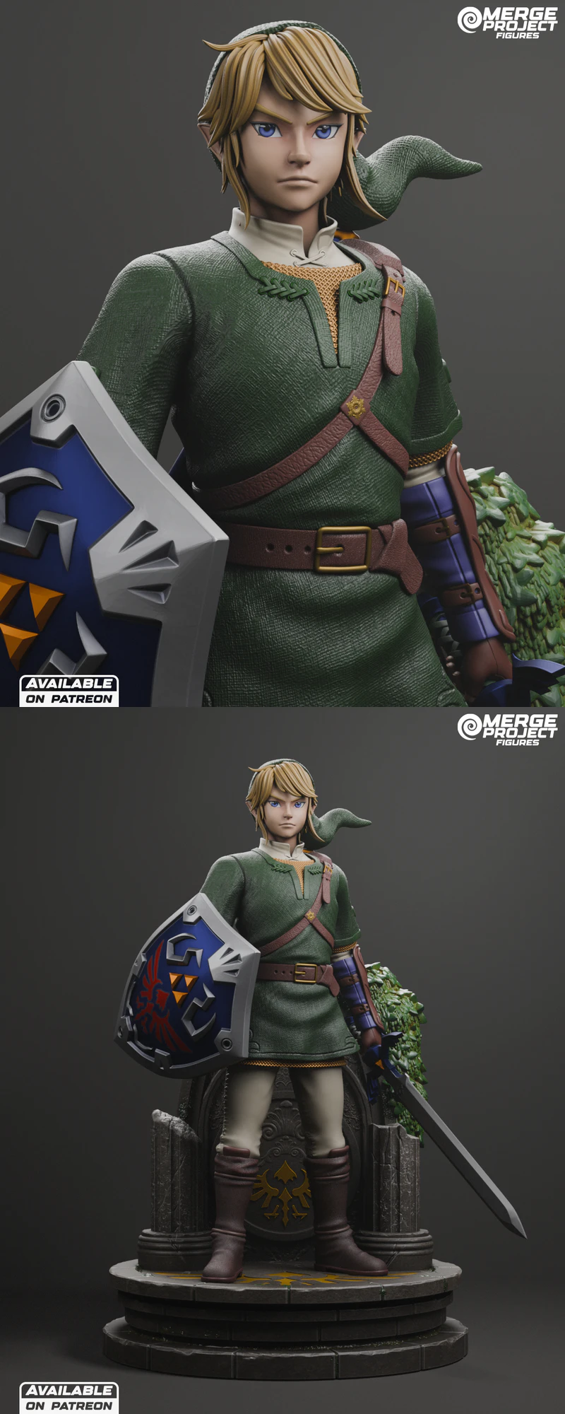 Link Zelda STL 3D Printable Figure STL model for 3D printing