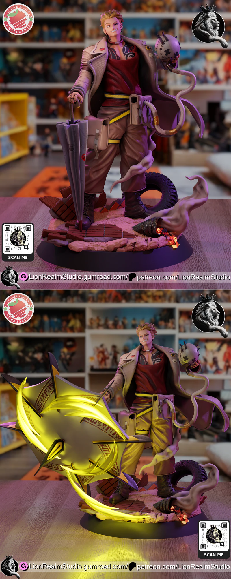 Gachiakuta Enjin 3D Printable STL Model for 3D Printer STL model for 3D printing