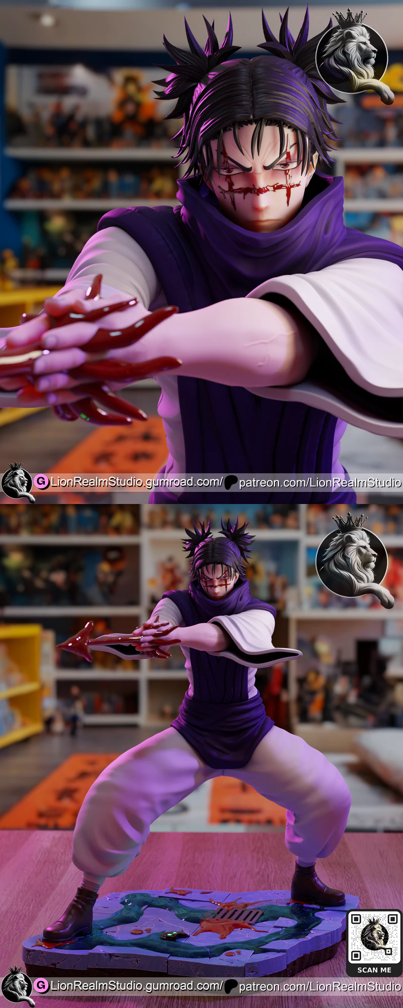 Choso – Jujutsu Kaisen STL Figure for 3D Printing STL model for 3D printing
