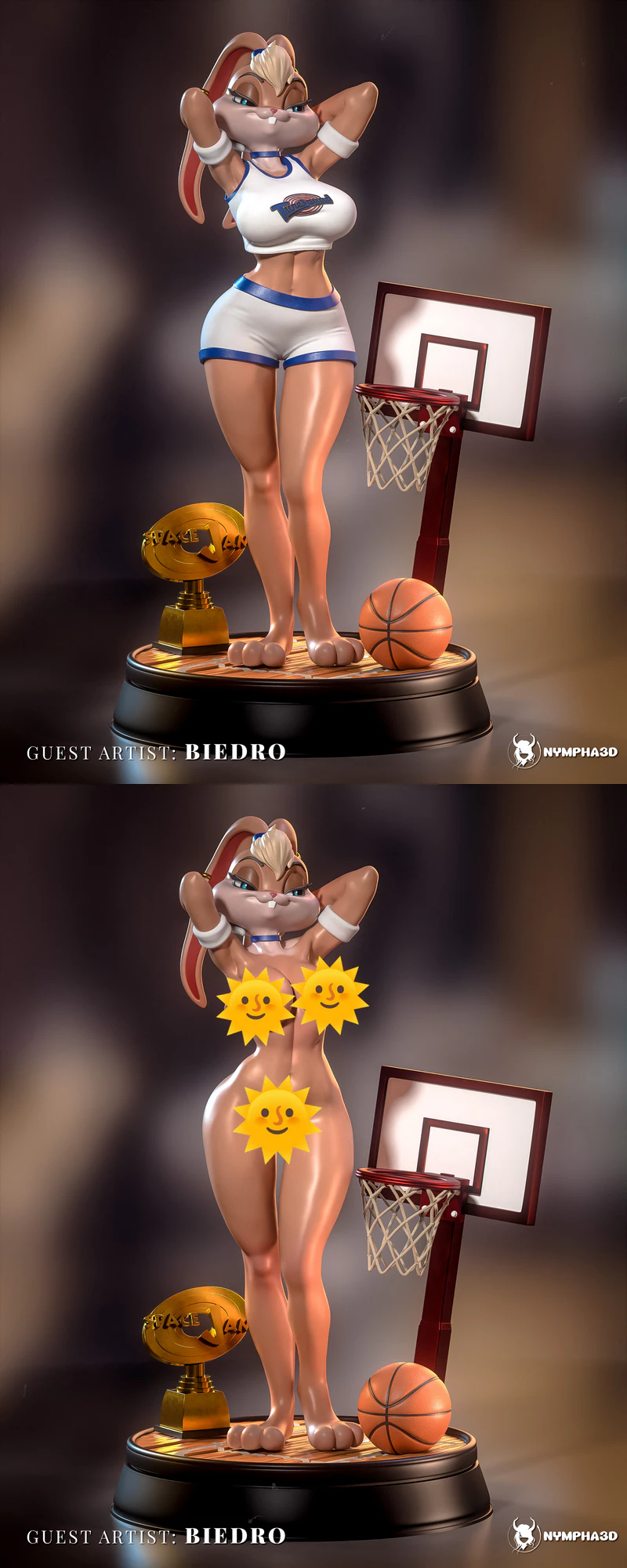Lola Bunny Space Jam 3D Printable Figure STL Model STL model for 3D printing
