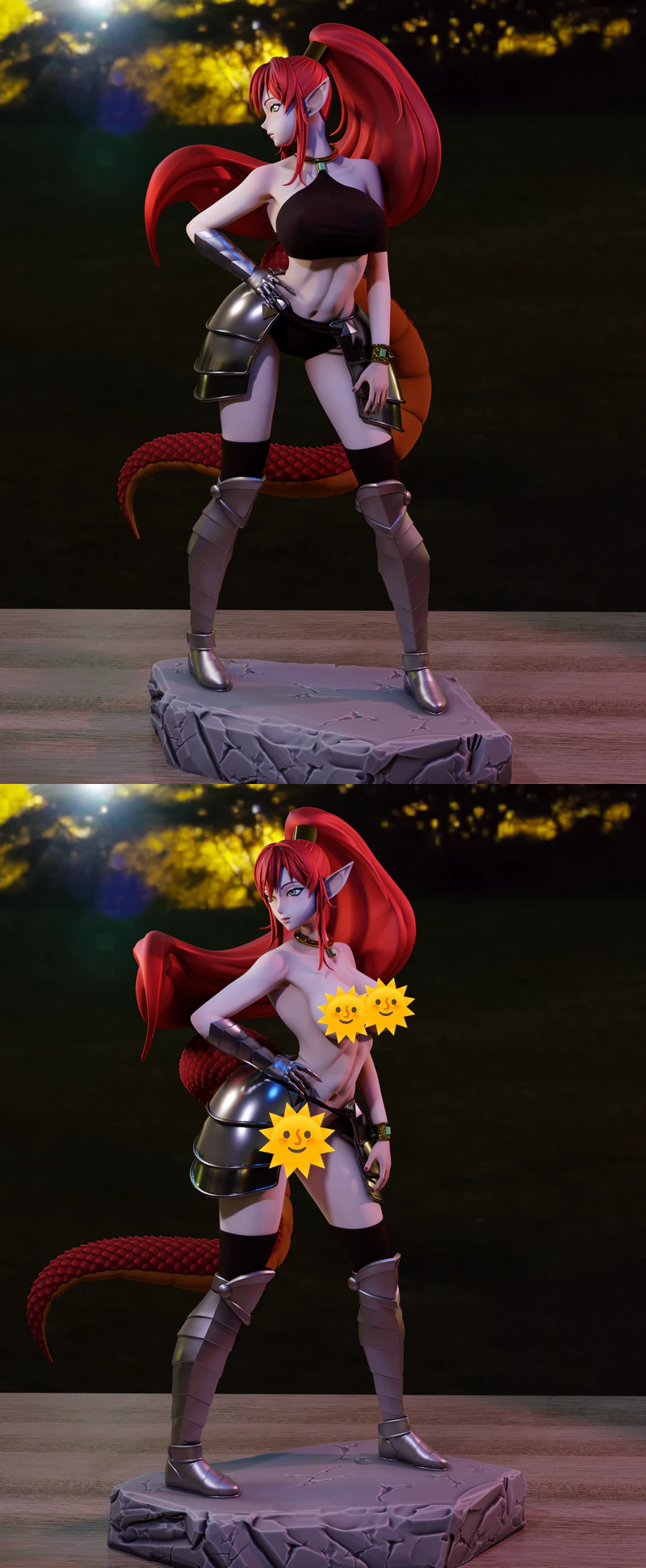 Lomandra Fantasy Character Headhunted to Another World STL model for 3D printing
