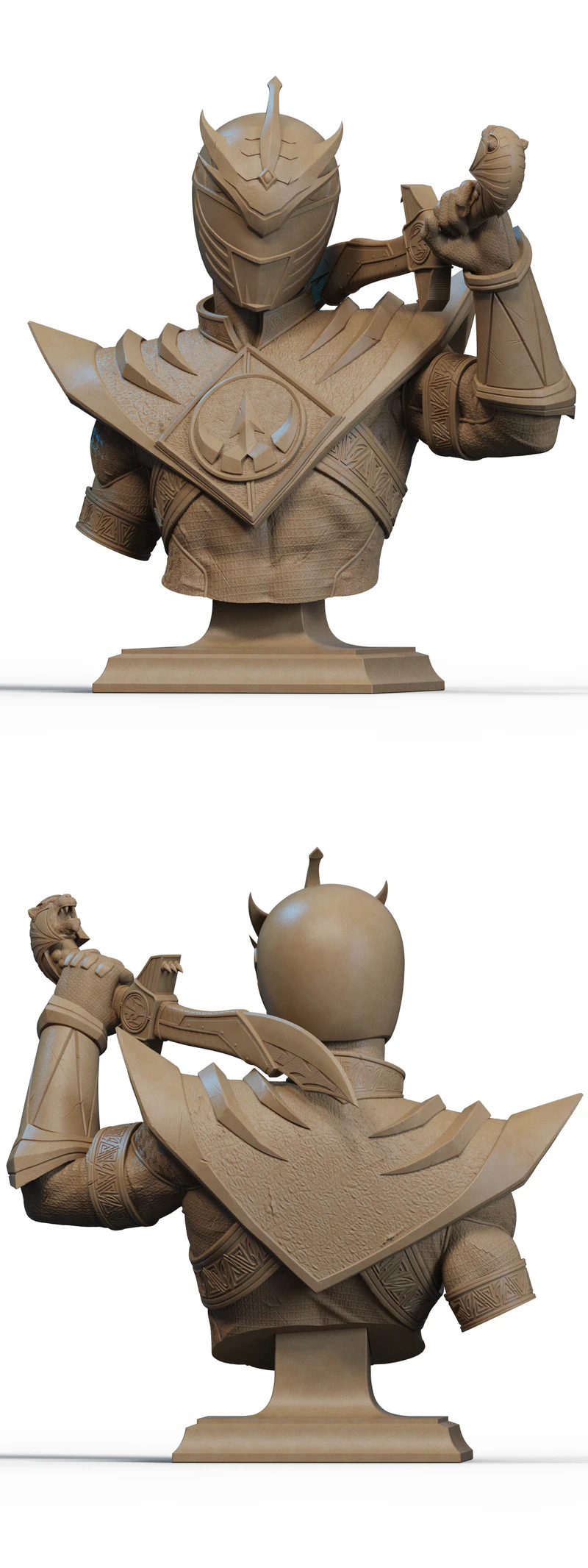 Lord Drakkon 3D Printable Bust STL File STL model for 3D printing