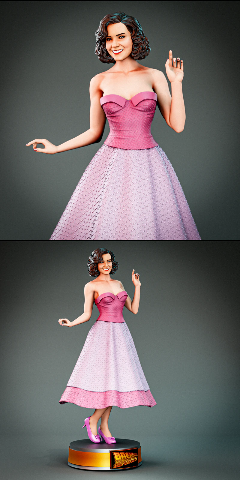Lorraine Baines McFly 3D Printable STL Model STL model for 3D printing
