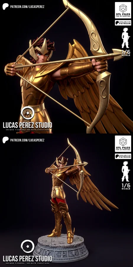Aiolos Sagittarius STL model for 3D printing
