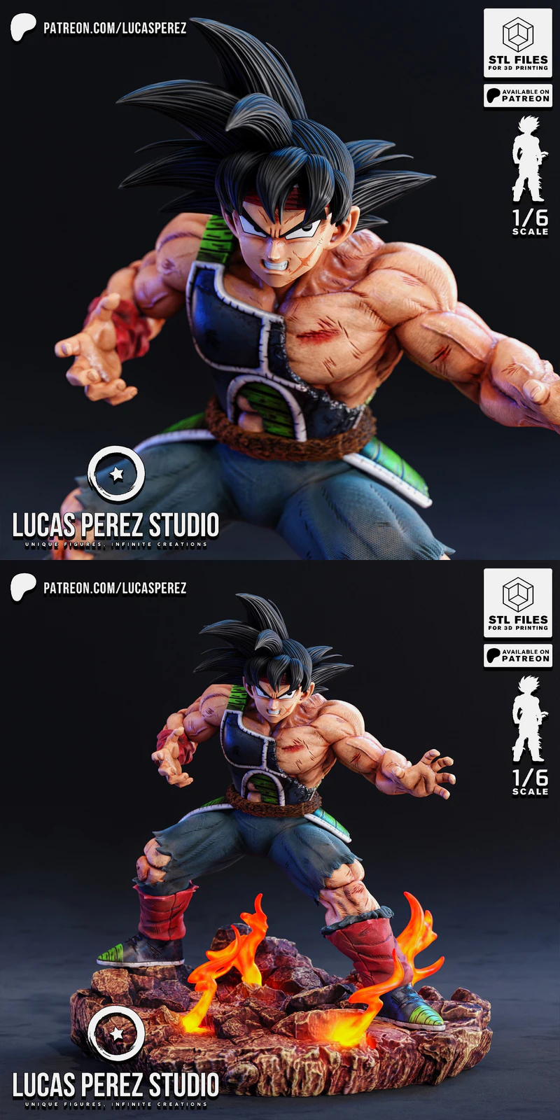 Bardock – Silver Vault STL model for 3D printing