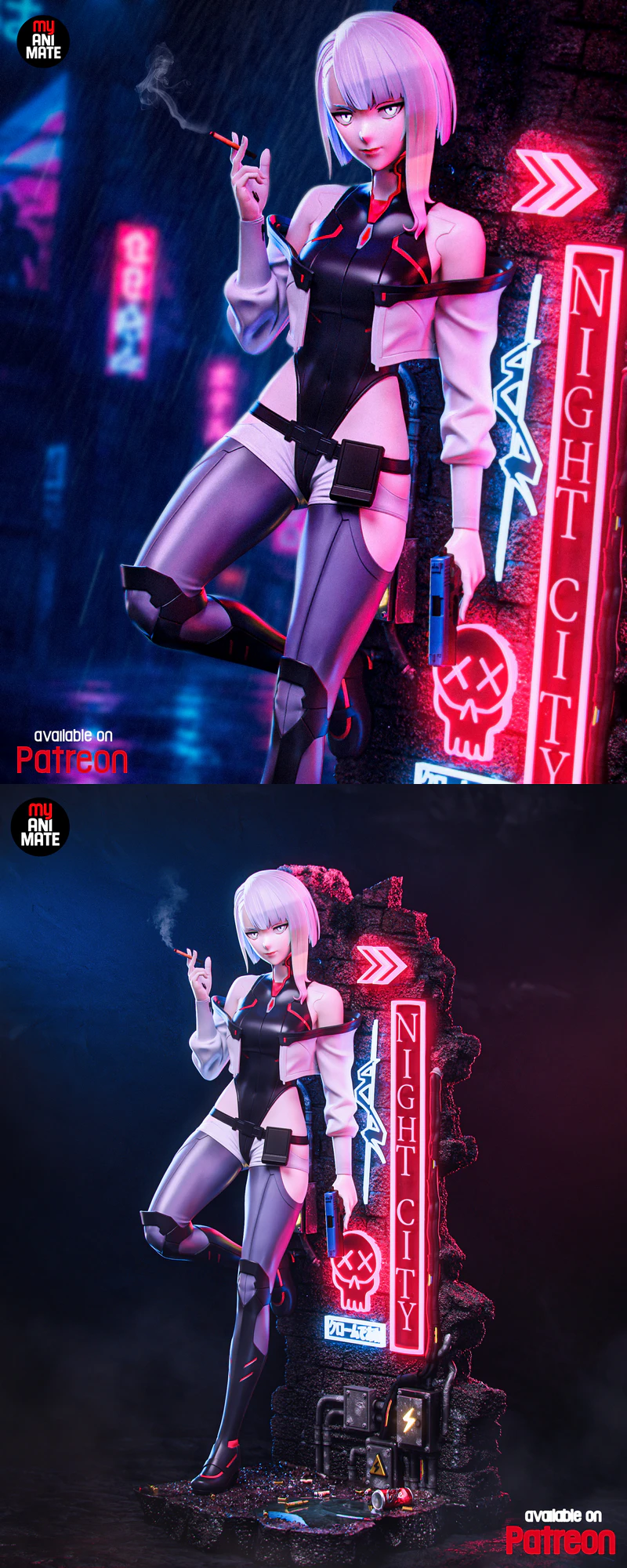 Lucy – Cyberpunk – Edgerunners STL model for 3D printing