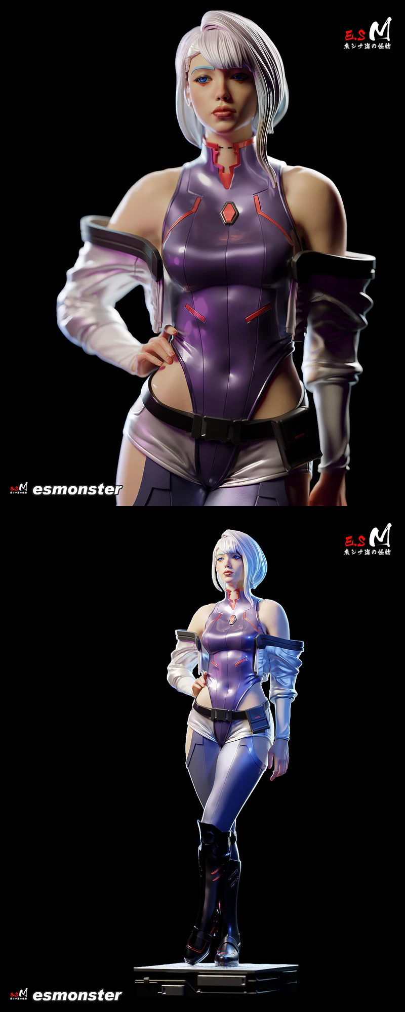 Lucy – Cyberpunk – Edgerunners STL model for 3D printing