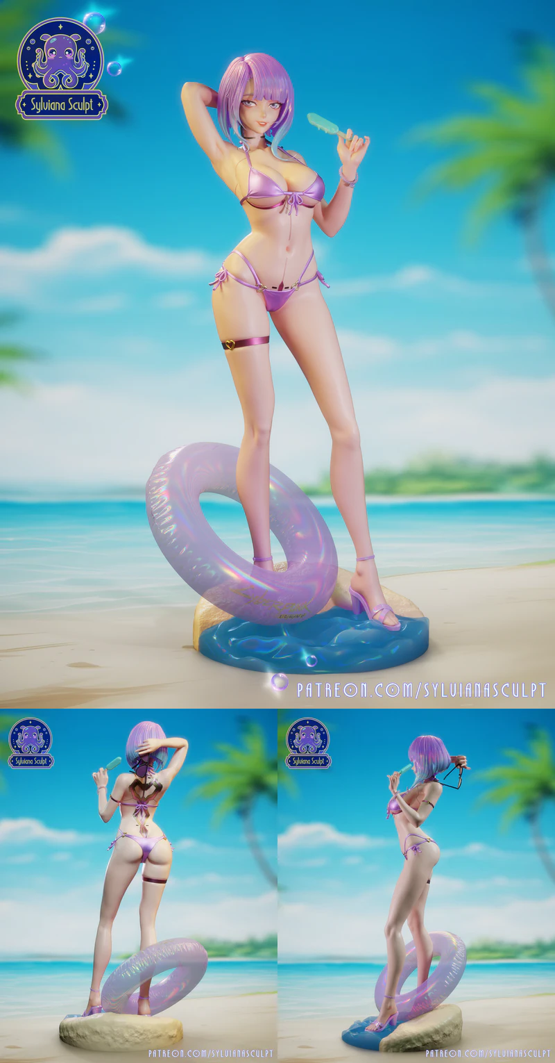 Cyberpunk Lucy Bikini 3D Printable STL Model STL model for 3D printing