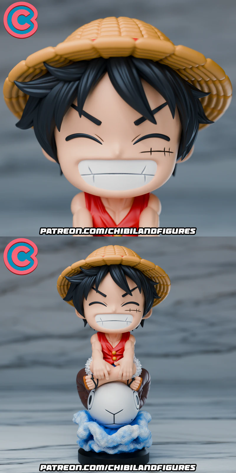 Luffy One Piece 3D Printable STL Model STL model for 3D printing