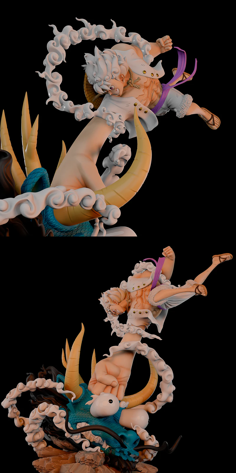 Luffy Gear 5 STL File 3D Printable STL model for 3D printing