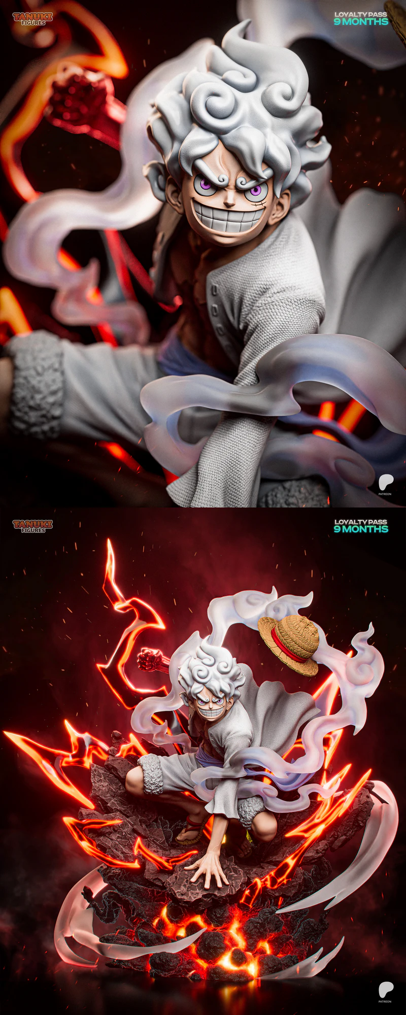 Luffy Gear 5 – One Piece STL model for 3D printing