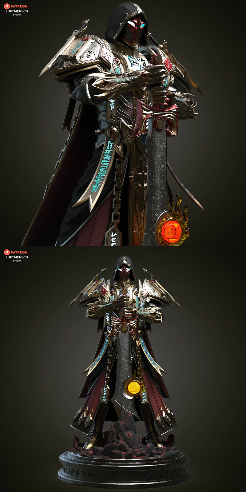 Paladin – Warcraft STL model for 3D printing