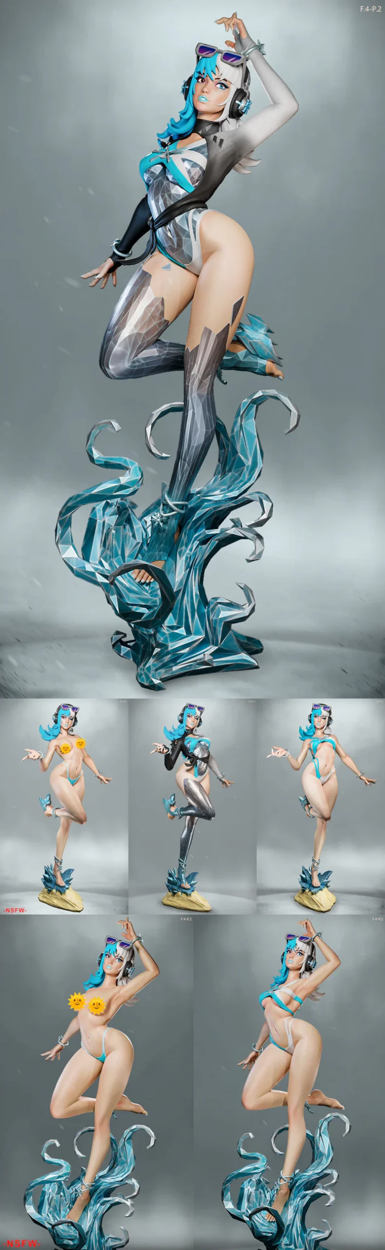 Luna Snow Summer STL model for 3D printing