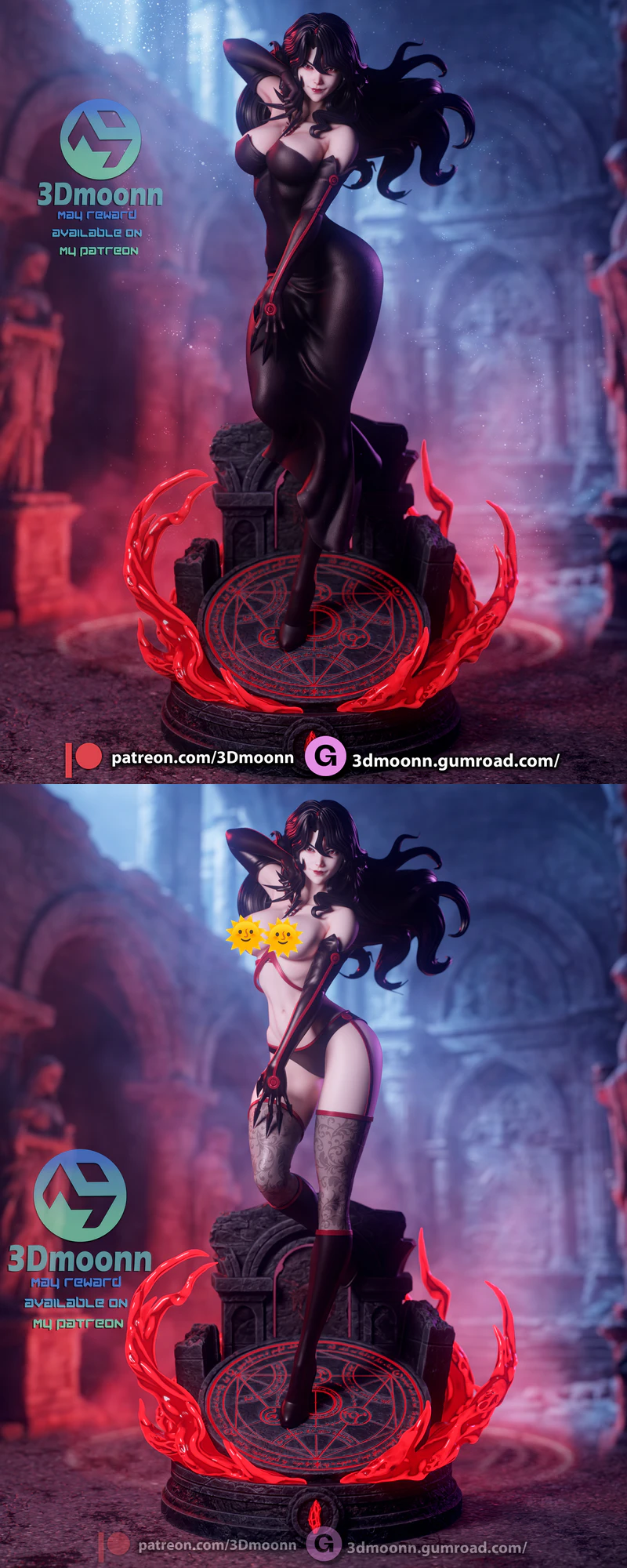Lust – Fullmetal Alchemist STL model for 3D printing