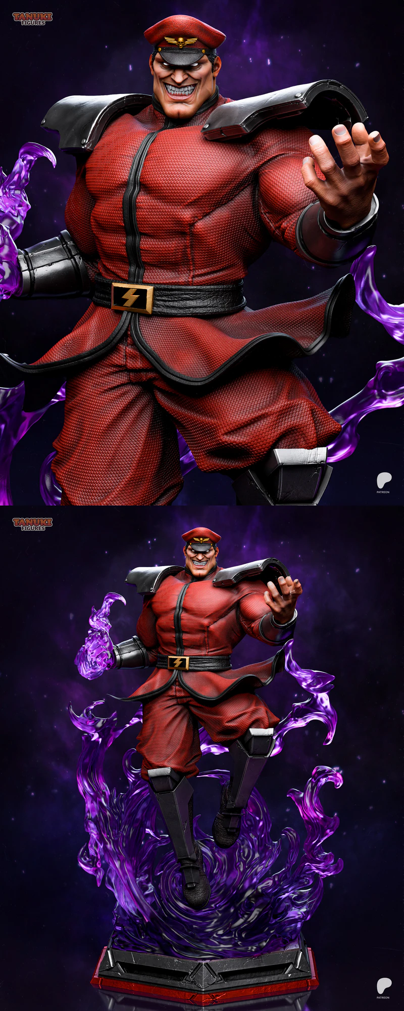 M. Bison Street Fighter 3D Printable STL model for 3D printing