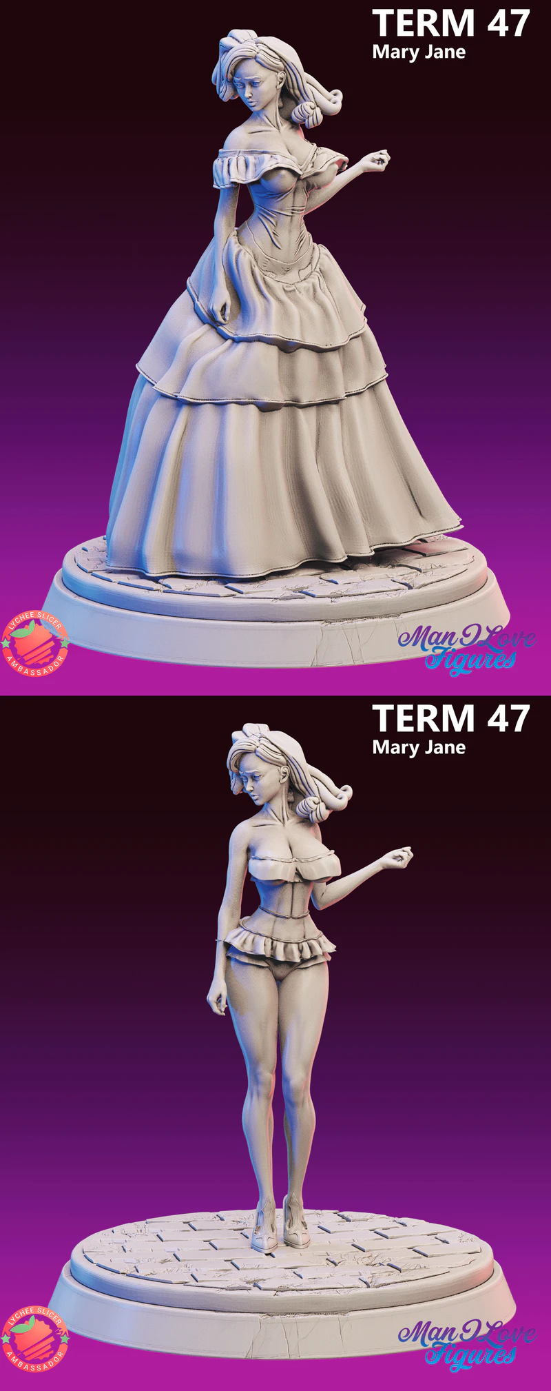 MARY JANE (WEDDING DRESS) – SPIDERMAN 2 2004 3D Printable STL Model STL model for 3D printing