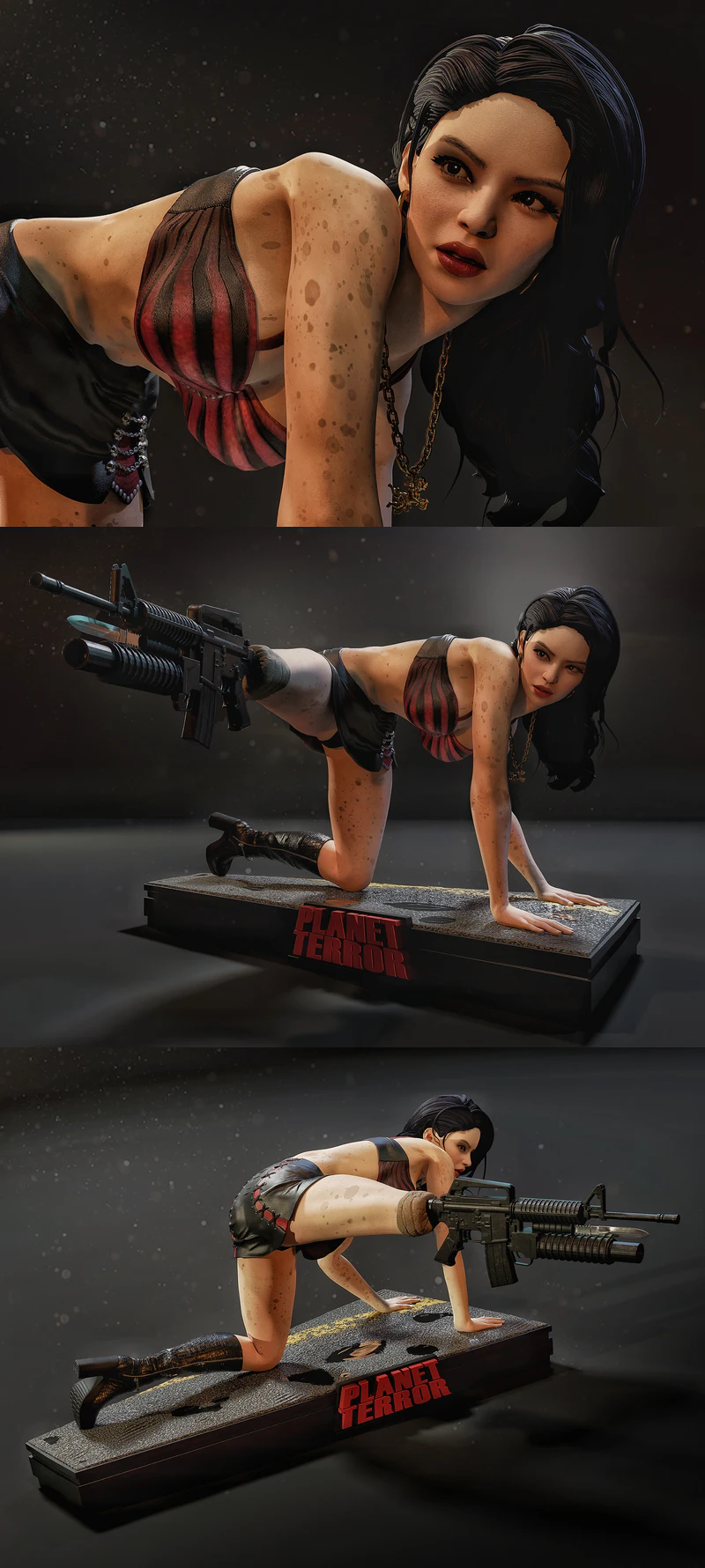 Cherry Darling – Planet Terror STL model for 3D printing