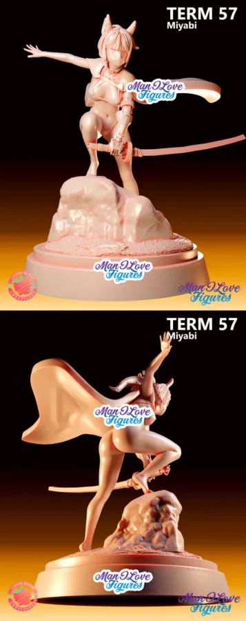 MIYABI STL model for 3D printing