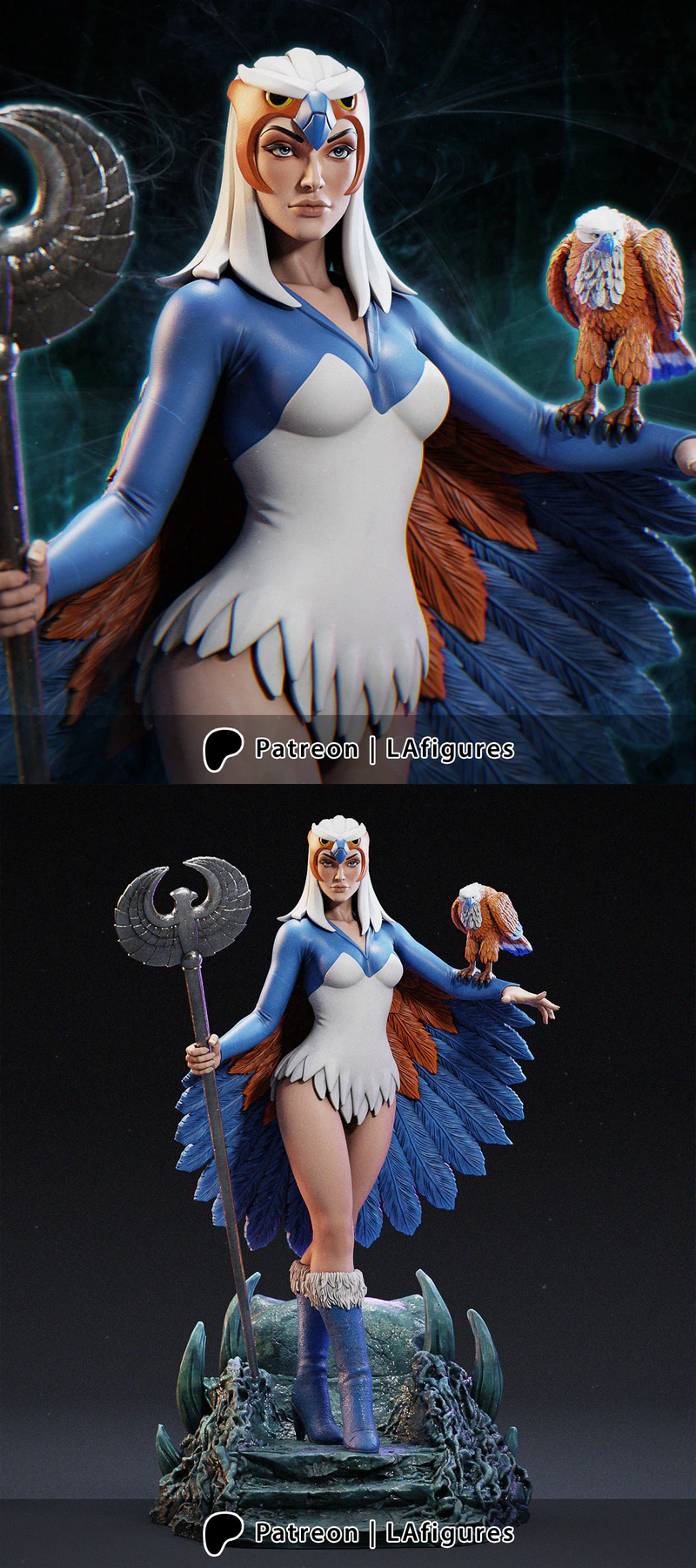 MOTU – Sorceress 3D Printable STL Figure STL model for 3D printing