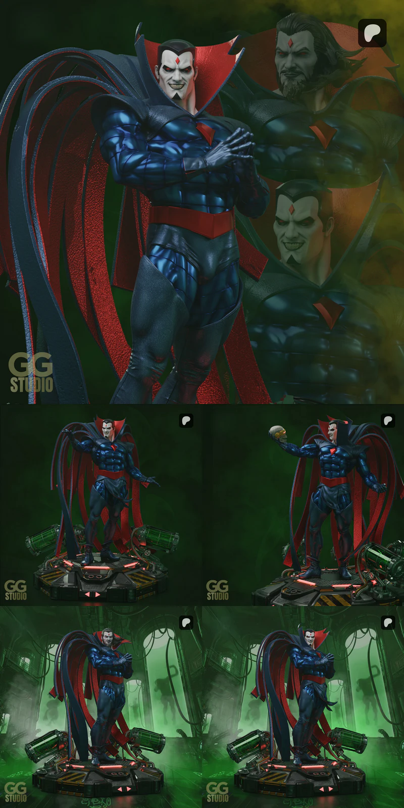 MR SINISTER STL model for 3D printing