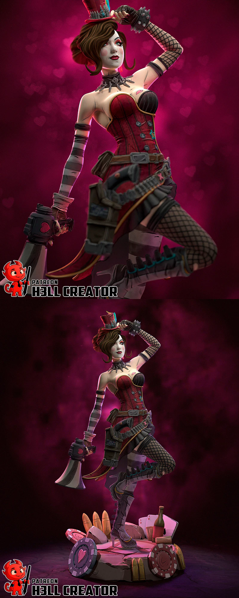 Mad Moxxi – Borderlands 3 STL model for 3D printing