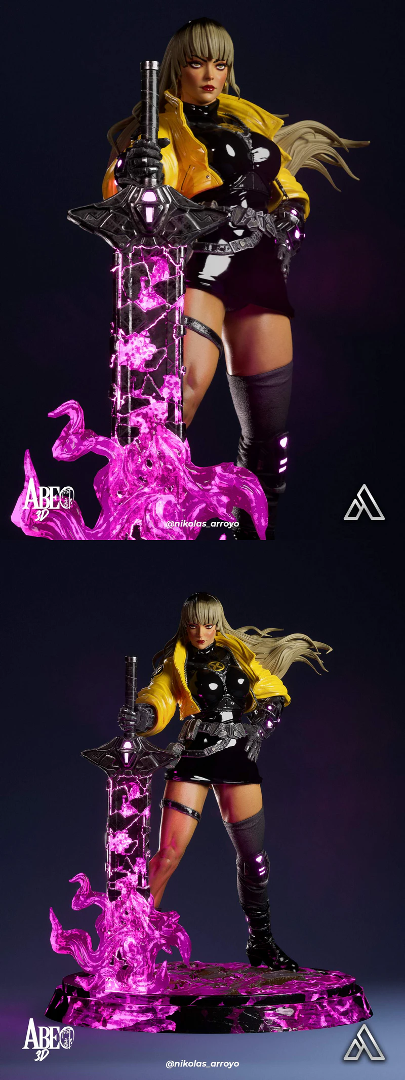 Magik Cyberpunk STL model for 3D printing