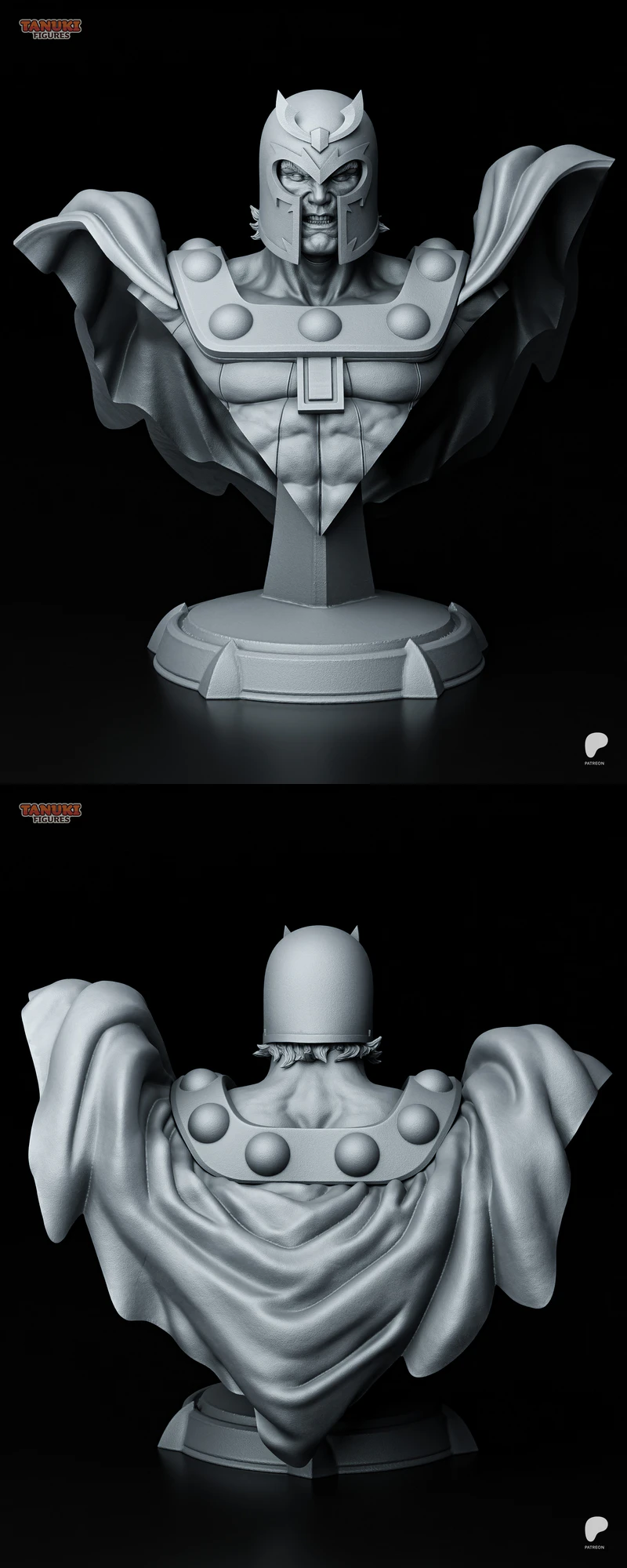 Magneto – X-Men – Bust STL model for 3D printing