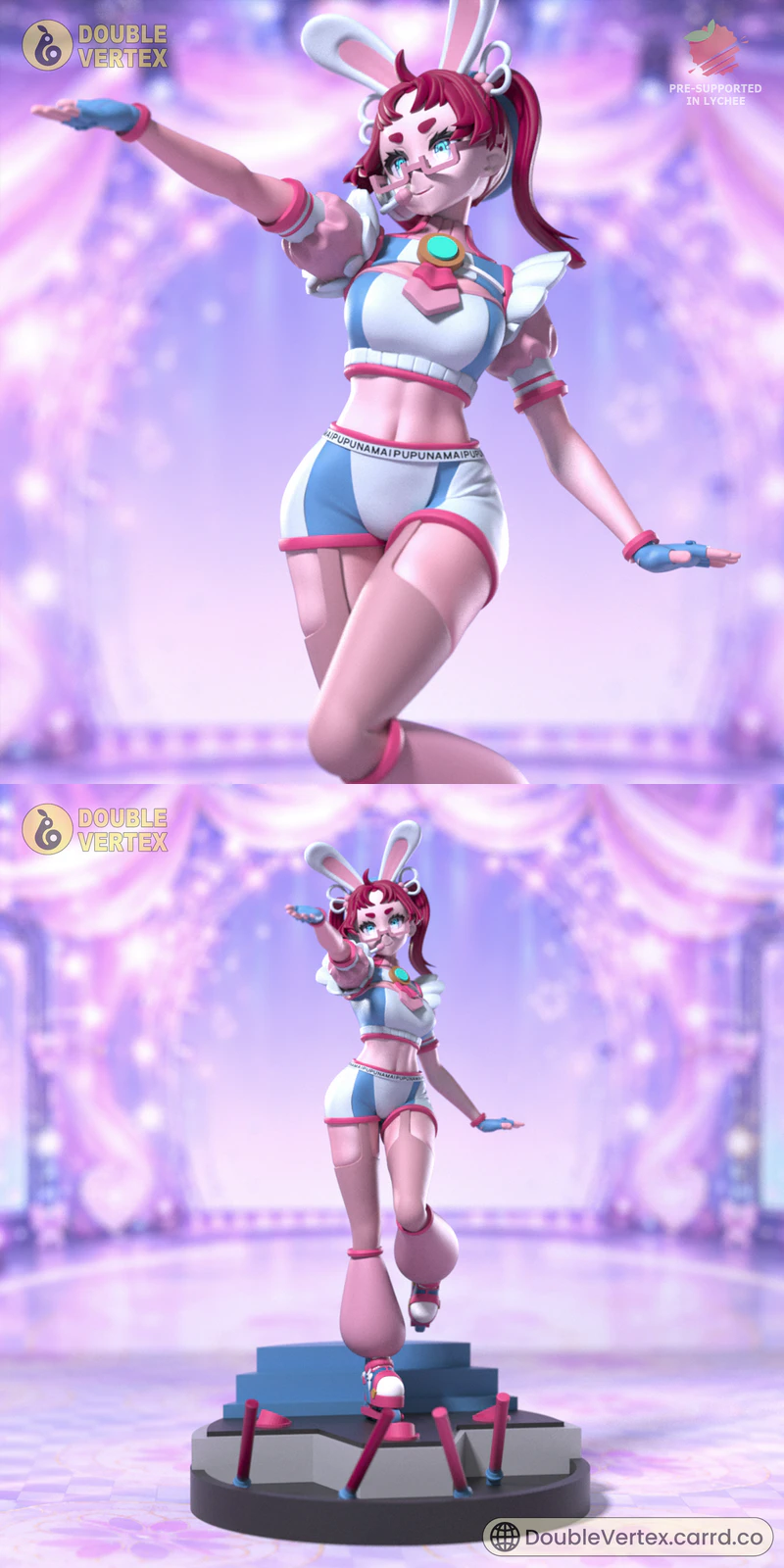 Mai Pupuna Vtuber STL model for 3D printing