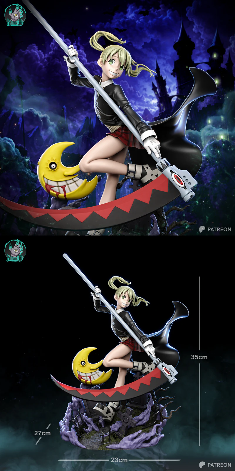 Maka Albarn STL model for 3D printing