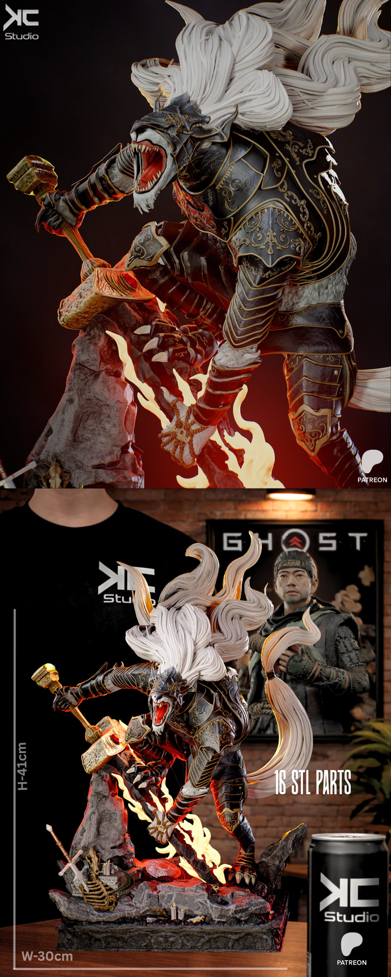 Maliketh – Elden Ring Fanart STL model for 3D printing