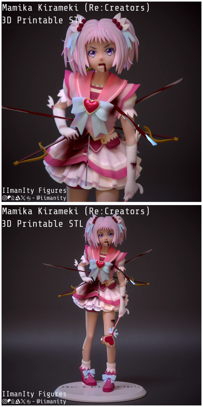 Mamika Kirameki 3D Printable Figure STL File STL model for 3D printing