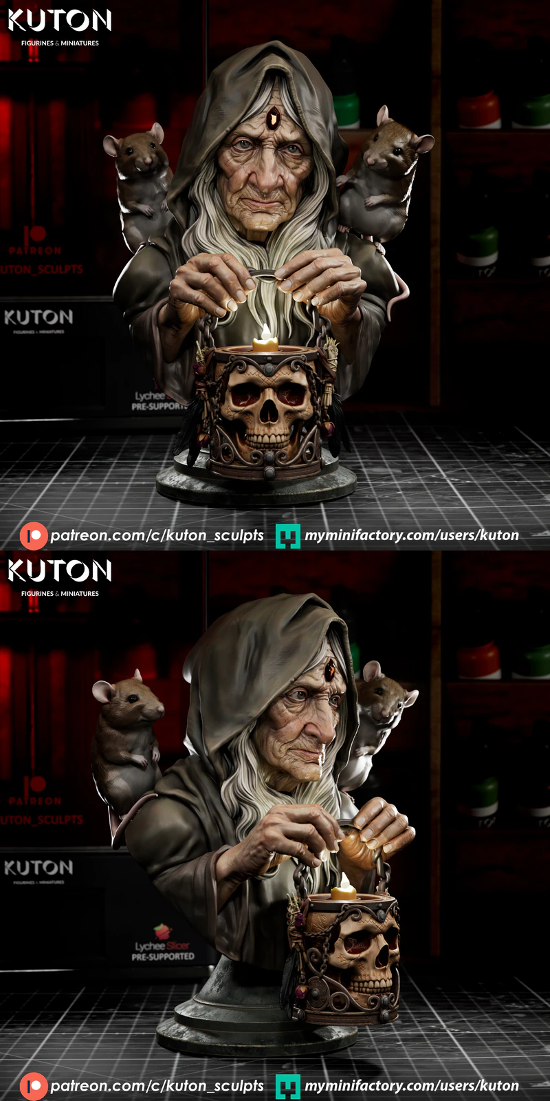 Maria bust STL model for 3D printing