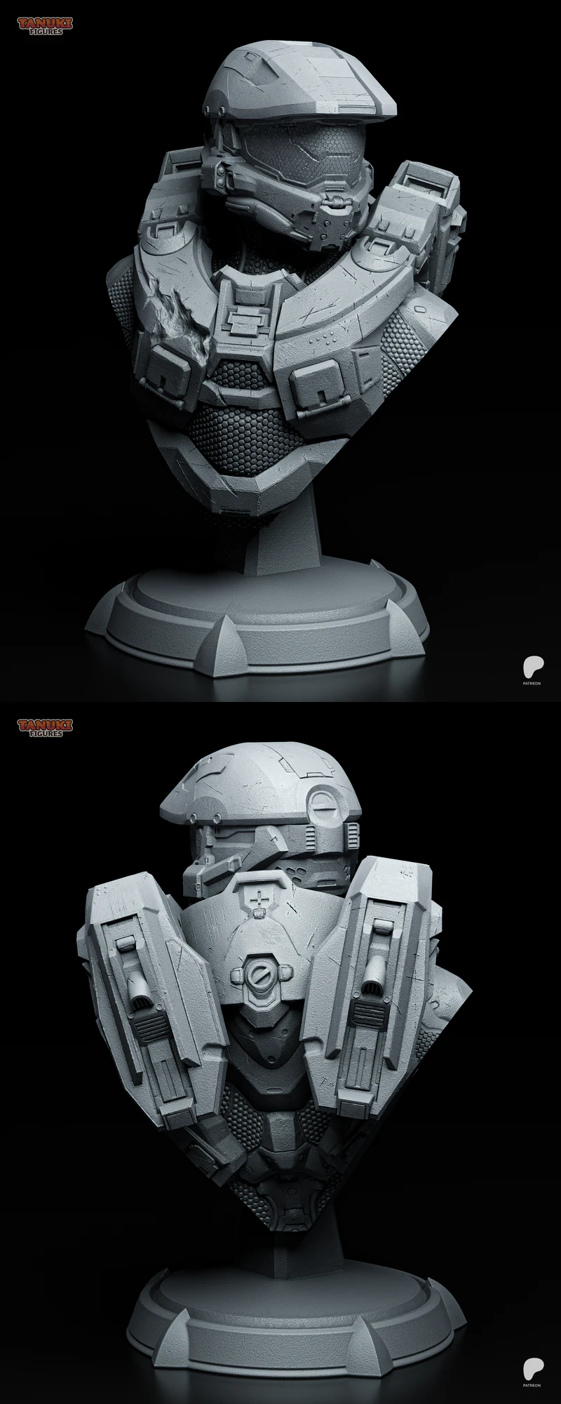 Master Chief – Halo 4 – Bust STL model for 3D printing