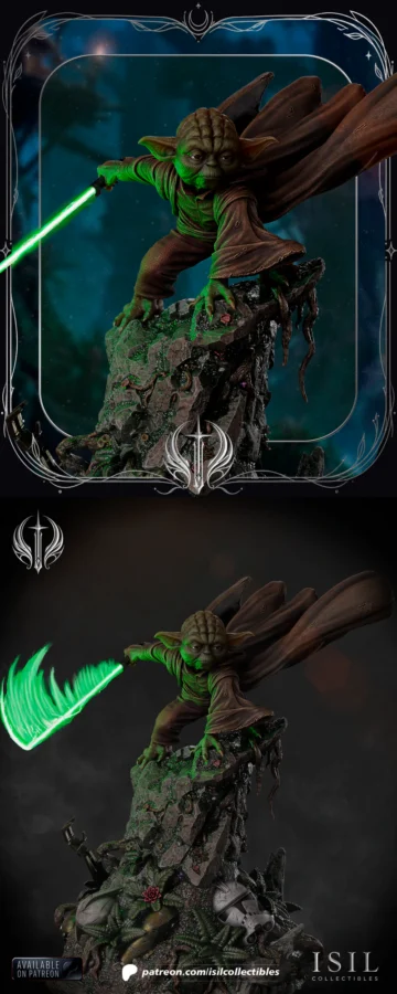 Master Yoda – Kashyyyk Battle STL model for 3D printing