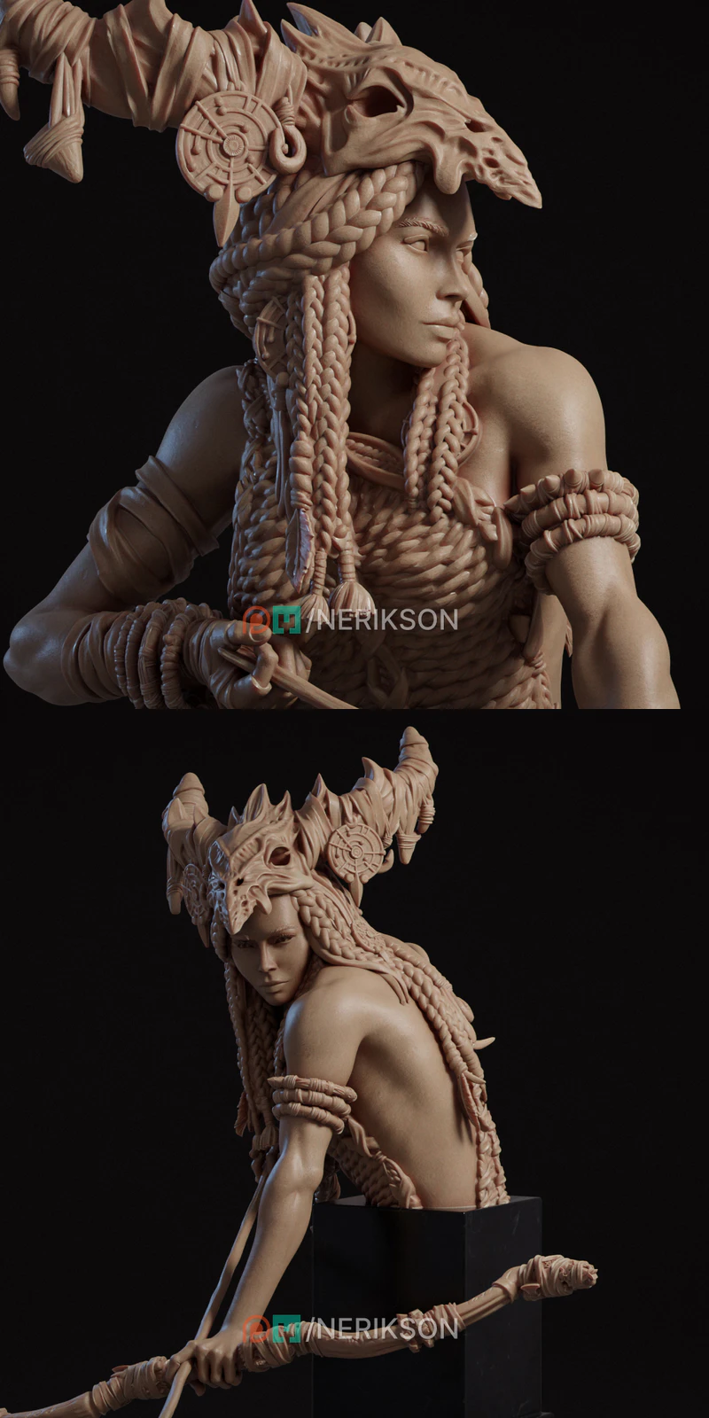 Meabh Bust STL model for 3D printing