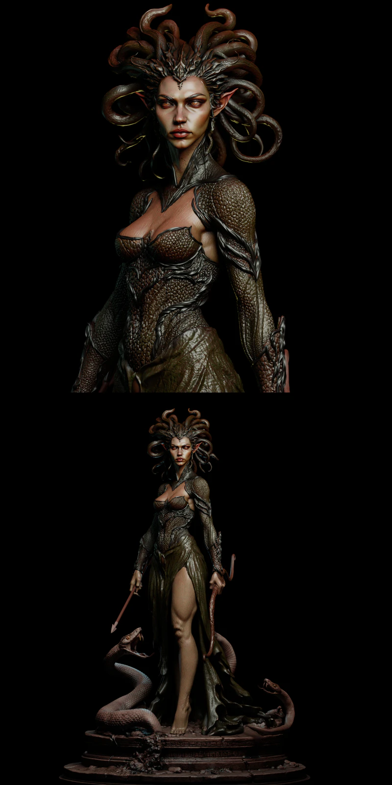 Medusa STL model for 3D printing