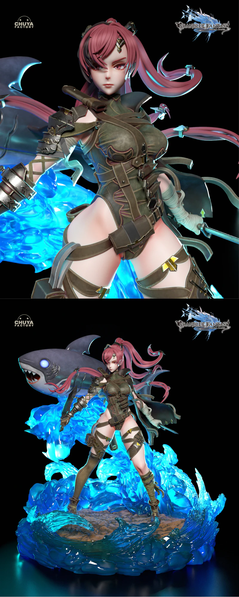 Granblue Fantasy Meg STL Figure for 3D Printing STL model for 3D printing