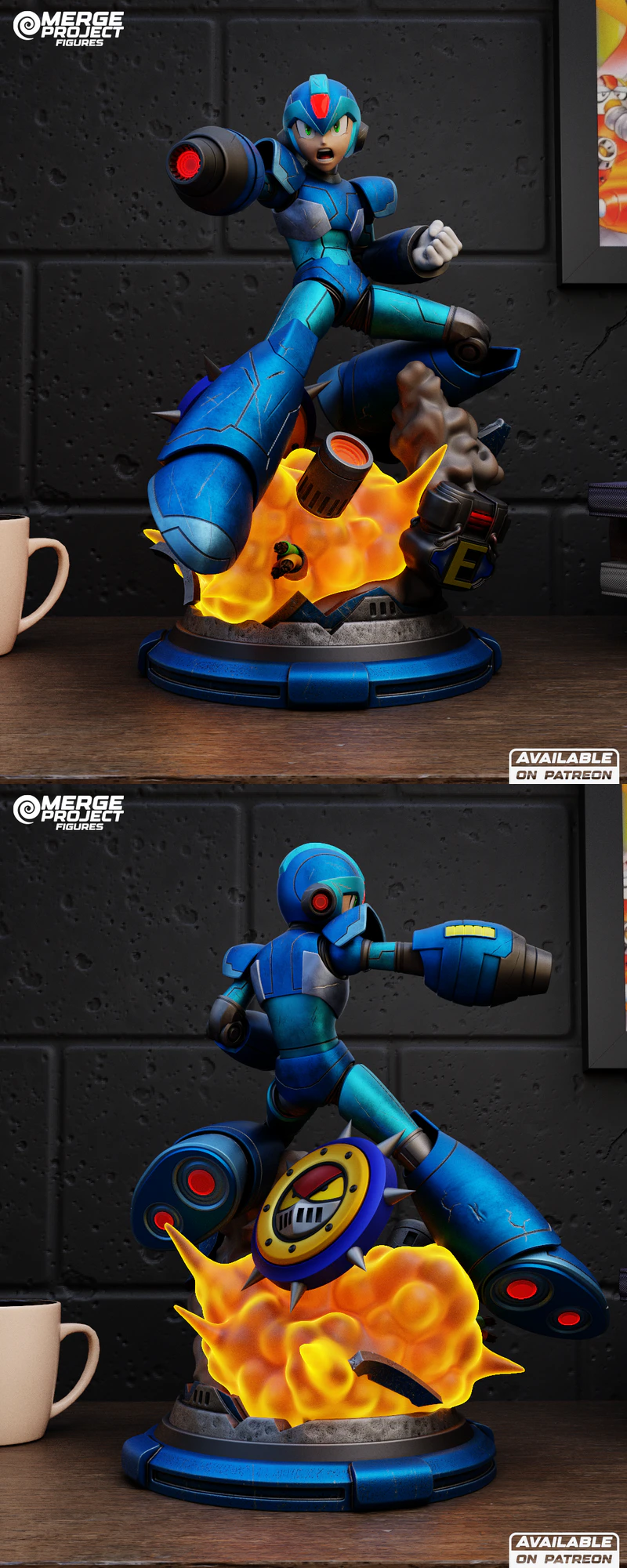 MegaMan X 3D Printable STL Figure STL model for 3D printing