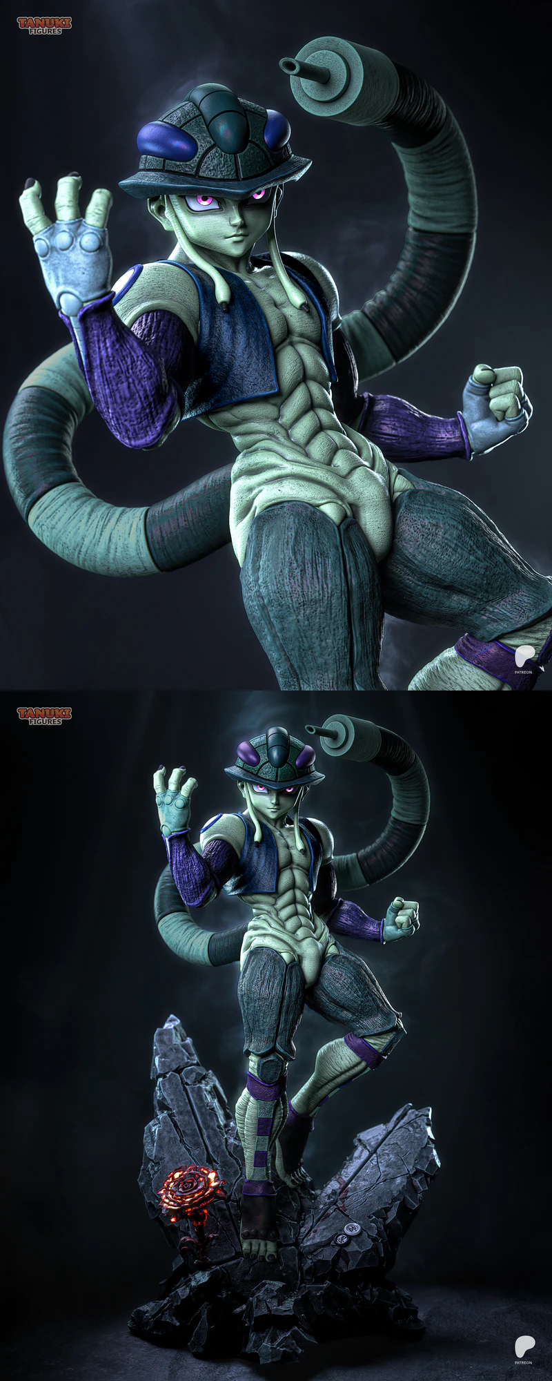 Meruem Hunter x Hunter STL 3D Printable Figure STL model for 3D printing