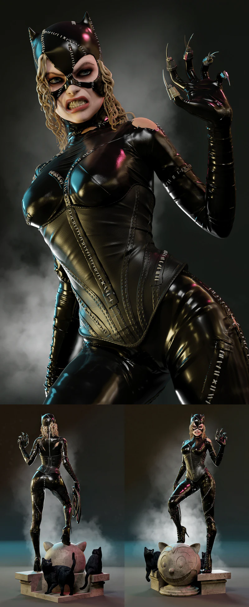 Michelle the Cat – Movie & Comic Printable Model STL model for 3D printing