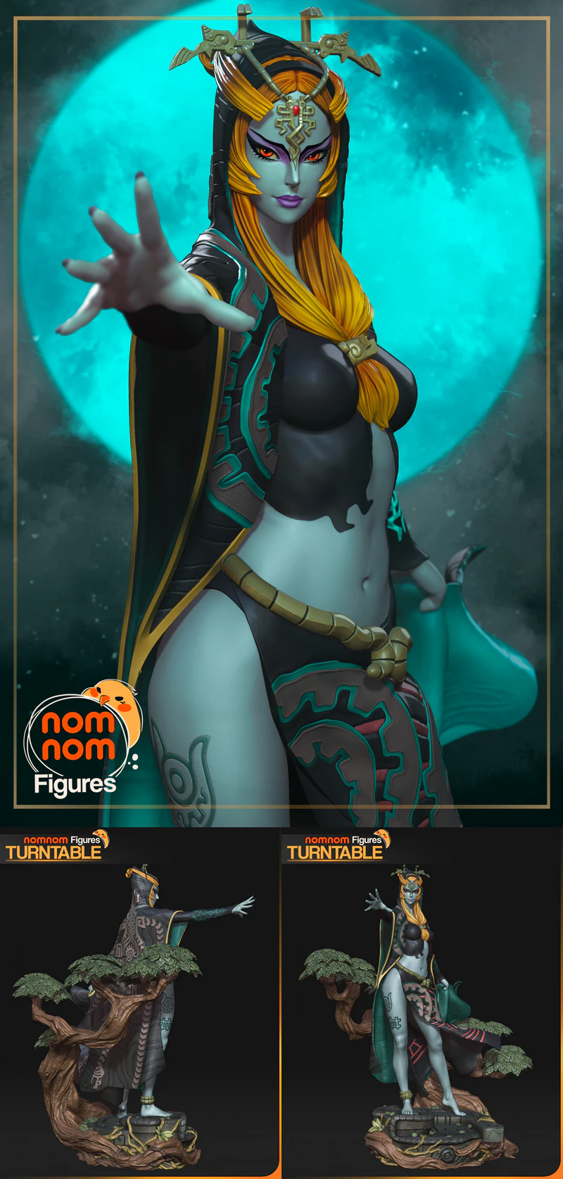 Midna 3D Printable STL Figure for Legend of Zelda Fans STL model for 3D printing