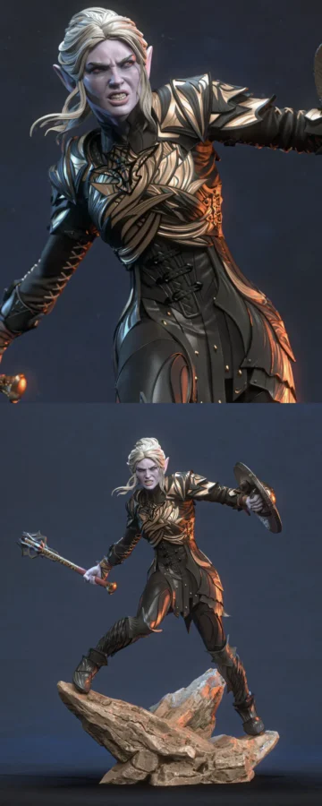 Minthara-Baldurs Gate STL model for 3D printing