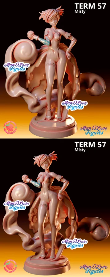 Misty Pokemon STL model for 3D printing
