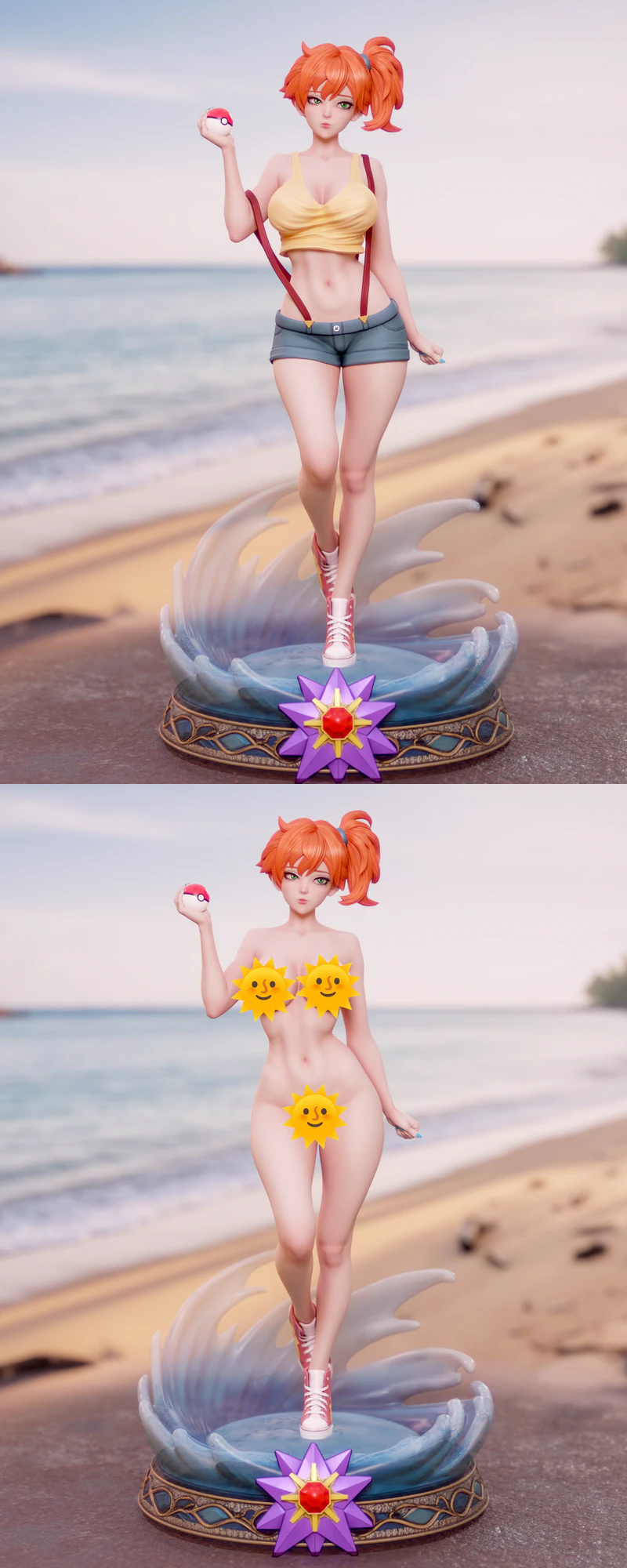 Misty Pokemon 3D Printable STL Figure STL model for 3D printing