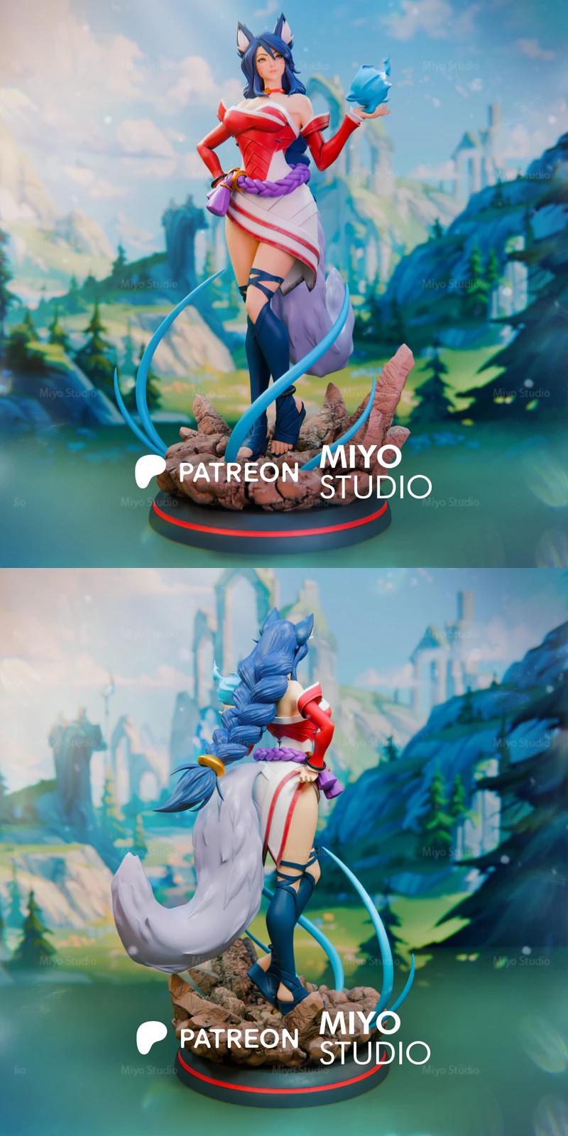 Ahri – League of Legends STL model for 3D printing