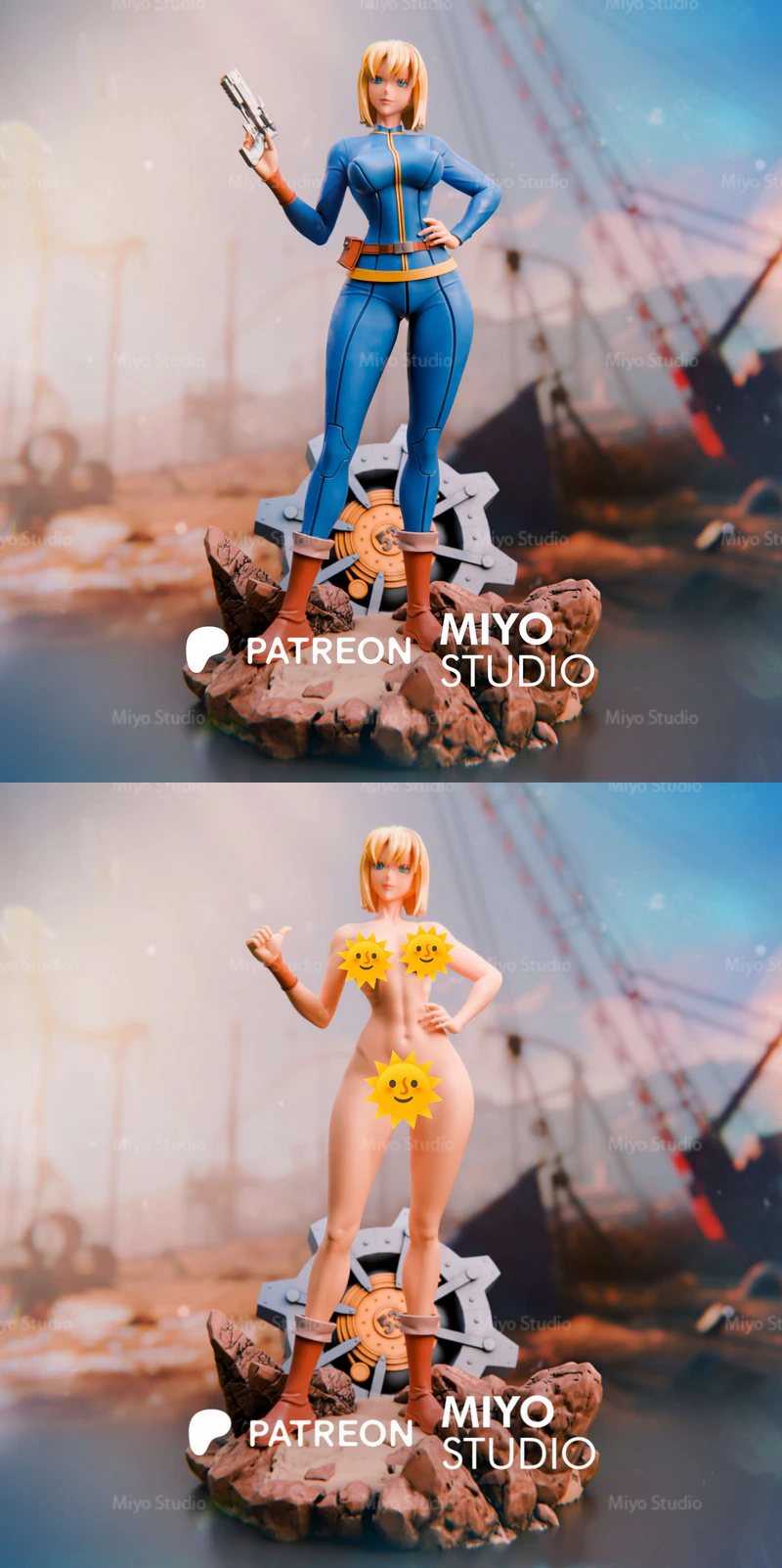 Vault Girl – Fallout STL model for 3D printing
