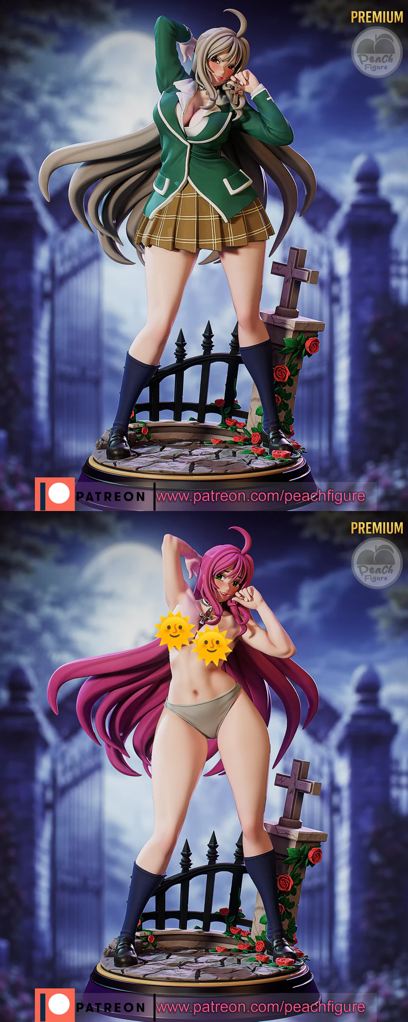 Moka Akashiya 3D Printable Model STL File STL model for 3D printing