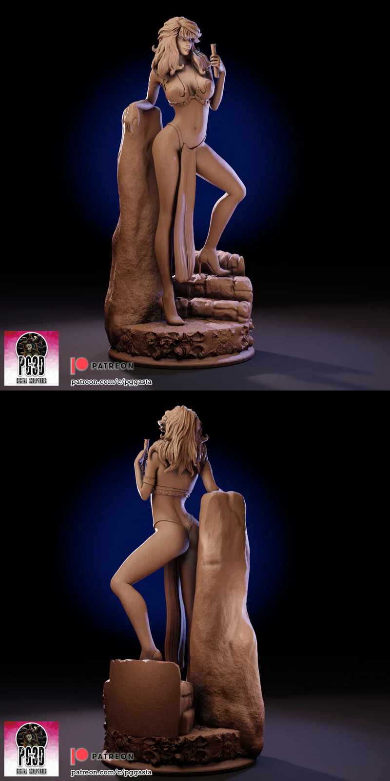 Monique Gabrielle Deathstalker 2 3D Printable STL Figure STL model for 3D printing