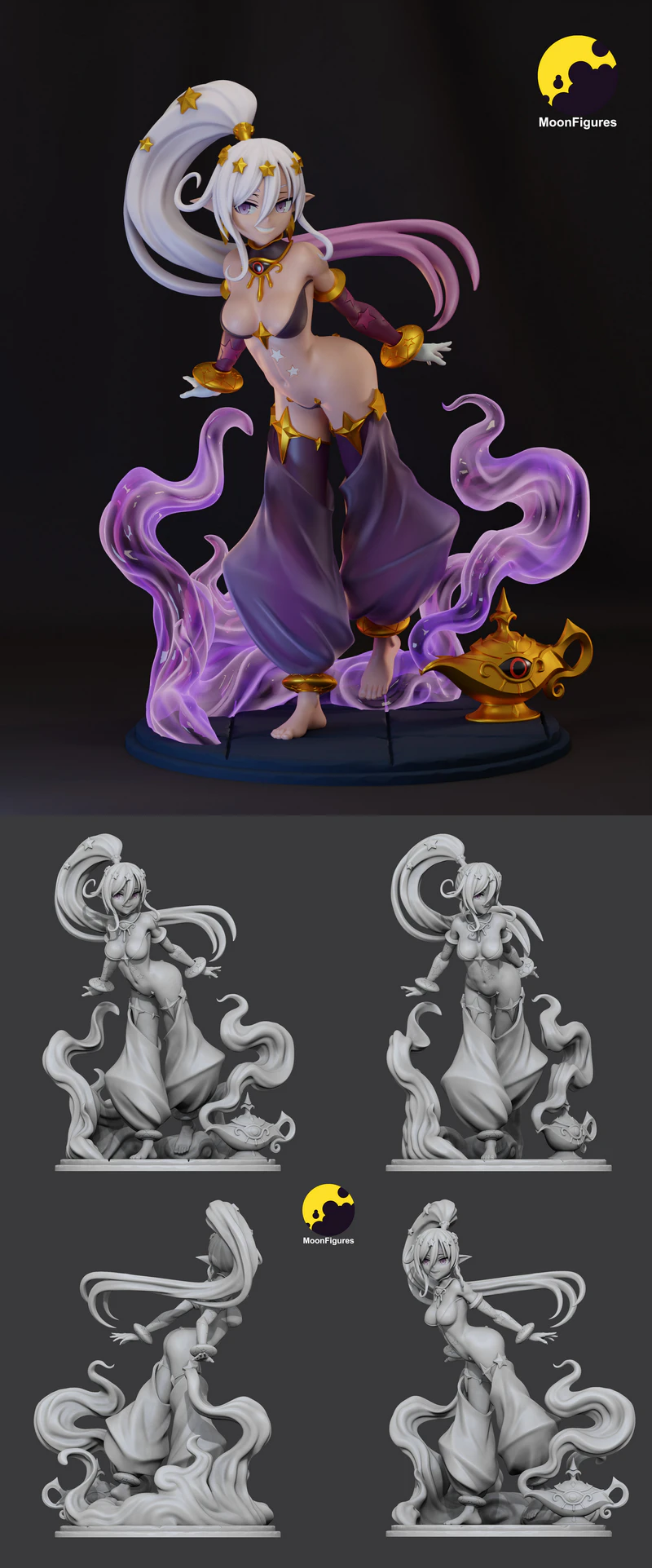 Genie STL model for 3D printing