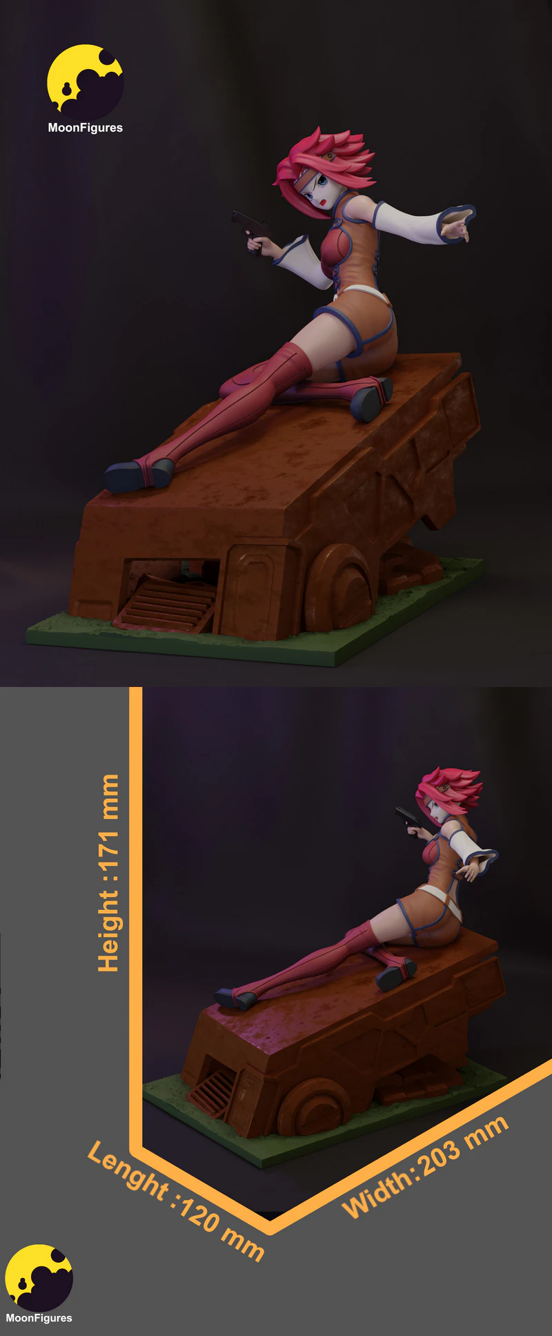 Kouzuki Kallen STL model for 3D printing